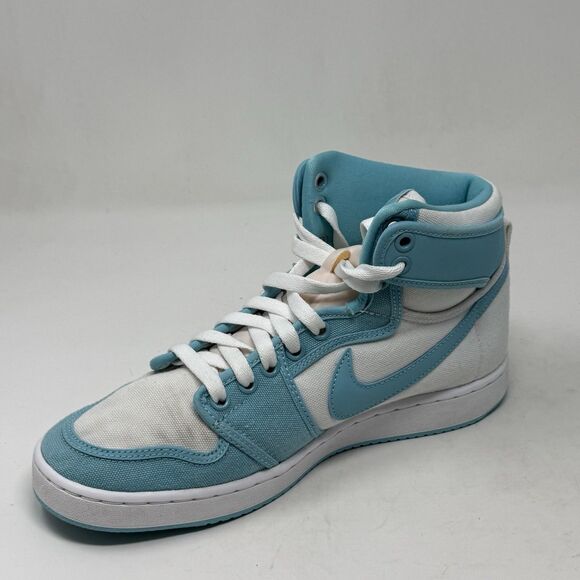 Air Jordan 1 Retro KO AJKO Sneakers Mens 7.5 Bleached Aqua White High Top Shoes - Picture 10 of 16
